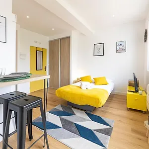  Appartement Le Yellow, Studio Renove, Tout Confort, Jardin